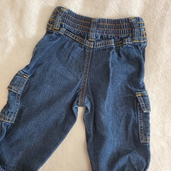Gymboree Red Roll Cuff Cargo Jeans - Picture 6 of 6